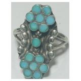 STERLING SILVER TURQUOI 5.30GRS