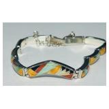 STERLING SILVER WHITEROCK BRACELET 20 GRS