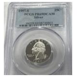 1997 S 25C PR69DCAM SILVER