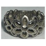 GOOD ART HLYWD STERLING SILVER RING 15 GRS
