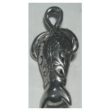 STERLING SILVER PENDANT/BROOCH CAT 4.9 GRS
