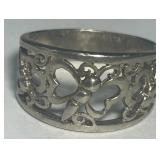 STERLING SILVER RING  5 GRS