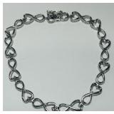 STERLING SILVER 7 INCH BRACELET 10.30GRS