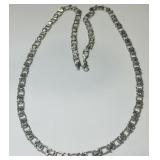 STERLING SILVER BYZANTINE 24' CHAIN 40.4 GRS