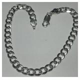 STERLING SILVER LINK BRACELET 10.6 GRS