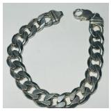 STERLING SILVER CUBAN LINK BRACELET40.8 GRS