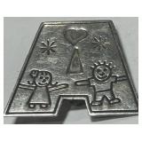 SAVE THE CHILDREN STERLING SILVER BROOCH