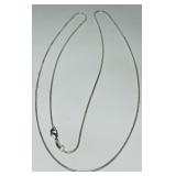 STERLING SILVER 26' SNAKE CHAIN 5.5 GRS