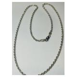 STERLING SILVER CHAIN 18' 12.9 GRS
