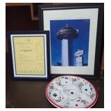 Z - APPETIZER PLATE, LANDMARK CASINO MEMENTOS (O21
