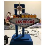 Z - LIGHTED LAS VEGAS TABLE TOP SIGN (J253)