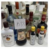 Z - MIXED LOT OF BOTTLES (K33)