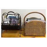 Z - TWO MAGAZINE RACKS WITH CONTENTS (R5)