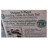 Z - FIVE-PIECE FOLDING TABLE & CHAIR SET (G36)