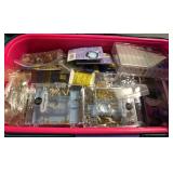 Z - BIN OF JEWELRY MAKING SUPPLIES (J258)