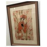 Z - ASIAN ART FRAMED 17X23' (P11)