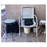 Z - PATIO CHAIR, SIDE TABLE, PLANT STAND, MORE