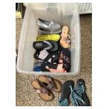 Z - BIN OF WOMEN'S SHOES & SANDALS (M96)