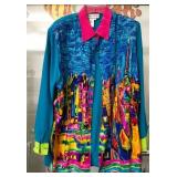 Z - DIANE GILMAN WOMAN'S TOP SIZE L (M83)