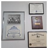 Z - MIXED LOT OF FRAMED COLLECTIBLES (O28)