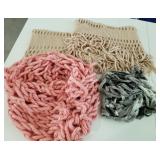 Z - THREE KNIT SCARVES (J187)