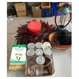 Z - CANDLES, LANTERN, GLASS JARS (K136)