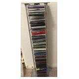 Z - MIXED LOT OF CDS & STORAGE TOWER (P49)