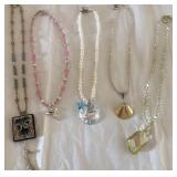 Z - FIVE COSTUME JEWELRY FIGURINES (J28)