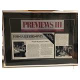 Z - CHARLES FRACE EXHIBIT HEADLINES FRAMED (J263)