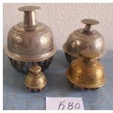Z - FOUR COLLECTIBLE BRASS BELLS (K80)