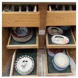 Z - LOT OF FLATWARE, PLATES & BOWLS (K16)