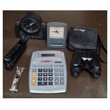 Z - CALCULATOR, BINOCULARS, CLOCKS (O16)