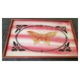 Z - DECORATIVE BUTTERFLY TRAY (E26)