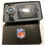 Z - NFL EAGLES WATCH/ WALLET GIFT SET (J201)