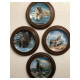 Z - FOUR COLLECTIBLE CERAMIC ART PLATES (M132)
