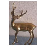 Z - BRASS DEER FIGURINE 11'T (K89)