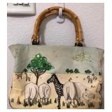 Z - SAFARI ANIMALS TOTE PURSE (M225)