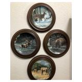 Z - FOUR COLLECTIBLE CERAMIC ART PLATES (M131)