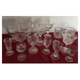 Z - MIXED VINTAGE COLLECTIBLE STEMWARE (E66)