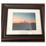 Z - FRAMED VINTAGE LAS VEGAS SKYLINE (P43)
