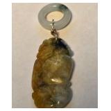 CARVED JADE PENDANT (W11)