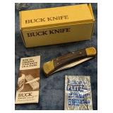 1980's BUCK FOLDING HUNTER KNIFE