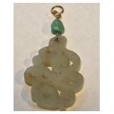 CARVED JADE PENDANT (W7)