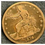 1876-P US TRADE DOLLAR