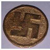14KT GOLD NAZI PARTY TOKEN (RARE ITEM)