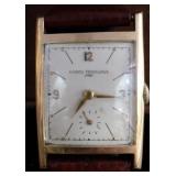 14KT GOLD MENï¿½S GIRRARD ï¿½ PERREGAUX CURVEX WATCH