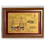 LARGE 2008 OLYMPICS COMMEMORATIVE PLAQUE