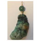 CARVED JADE PENDANT (W12)