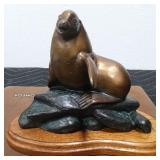JAQUES MARY REGAT BRONZE STATUE SIGNED