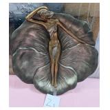 486 - ART NOUVEAU-STYLE DECORATIVE WALL SCULPTURE
